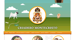 Desktop Screenshot of cachorrosmontecristo.com